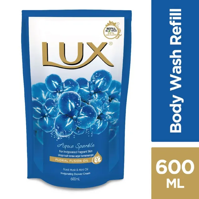 Lux Body Wash Aqua Sparkle 600ml (Refill) Lazada