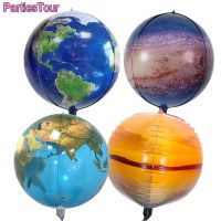 2pcs 22inch World Map Balloons Galaxy Planet Globe Earth Balloon Space Theme Party Birthday Decoration Playing Teaching Globos Balloons