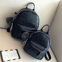 ▣ Black White Mini Backpack