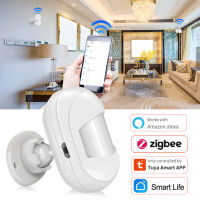 Burstore TUYA Zigbee เซ็นเซอร์ตรวจจับการเคลื่อนไหวเซ็นเซอร์ร่างกายมนุษย์อัจฉริยะเครื่องตรวจจับการเคลื่อนไหวแบบไร้สายใช้กับเกตเวย์