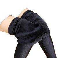 HOT HULXOIQQQEWV 573[] ผู้หญิงหนากำมะหยี่ Leggings Lady ฟิตเนสฤดูใบไม้ร่วงฤดูหนาว Warm Black Legging Street ด้านนอกสวมใส่ XL ความร้อนสบายๆกางเกง