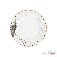 PHILOS, จานขนม ลายสุนัข เซรามิคโบนไชน่า นำเข้าจากจากอังกฤษ PL18003-PP YVONNE ELLEN, SIDE PLATE PUP