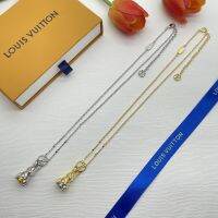 【พร้อมส่ง】Lvnecklace ของแท้เครื่องประดับแฟชั่นอเนกประสงค์สร้อยคอสร้อยคอผู้หญิงของขวัญแบรนด์สุดหรูคุณภาพสูง