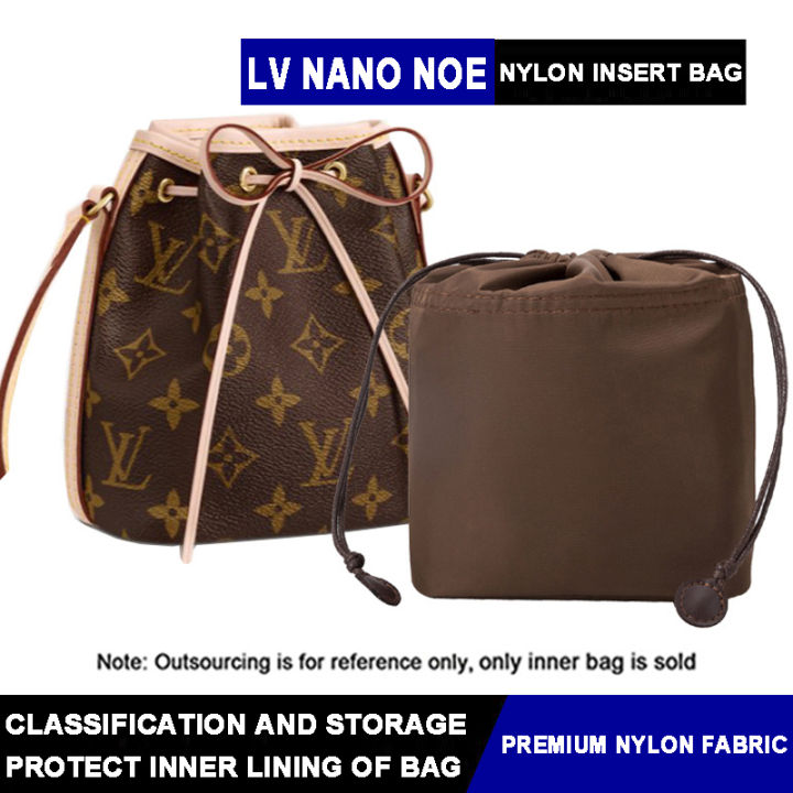 Ranker Nylon Insert Organizer Fits for LV Nano Noe Mini Bag