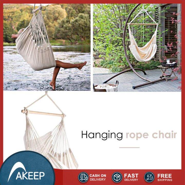 Safe Portable Camping Hanging Chair Home Bedroom Swing Bed Lazy Chair