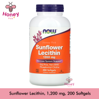 NOW Foods, Sunflower Lecithin, 1,200 mg, 200 Softgels