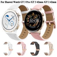 Leather Band Strap For Huawei Watch GT 3 42mm Sport Bracelet For Huawei Watch GT 2 GT2 42mm GT3 Pro 43mm Smartwatch Watchband Straps