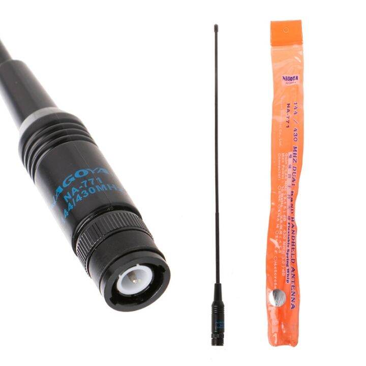 NA771 Dual Band VHF/UHF BNC Walkie Talkie Handheld Radio Antenna For