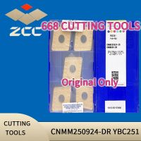 ZCCCT YBC252 YBC351 YBC251 CNMM250924-DR เครื่องมือกลึงคาร์ไบด์แทรกเครื่องตัดเครื่องกลึง CNC ตัดสําหรับสแตนเลส 5 ชิ้น