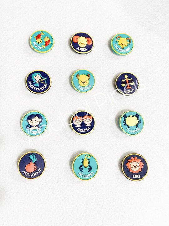 jibbitz / zodiac sign v2/ jibbitz charm for crocs /jibbitz / HIGH