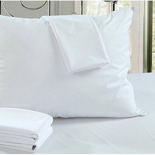 waterproof-pillow-protector-zipper-pillow-cover-pillowcase-50x70cm-white-color