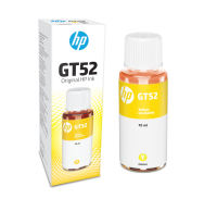 HP INK GT52 Yellow สีเหลือง สำหรับเครื่อง GT5810, GT5820, HP315, HP415 HP500, HP600 ของแท้ 100%