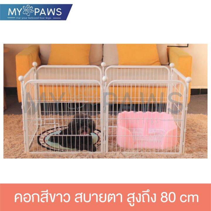 ส่งฟรี-โค๊ดส่วนลด-my-paws-คอกกั้นสุนัข-มี-3-ขนาด-คอกกั้นโครงเหล็ก-คอกสุนัข-โครงสร้างแข็งแรง