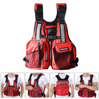 Adult Life Jackets Adjustable Foam Buoyancy Vests For Boats Flood Control Rafting Swimming Surfing Buoyancy Vest Fishing Clothes