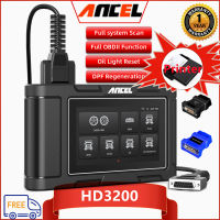 HD3200 ANCEL (พร้อมเครื่องพิมพ์) 24โวลต์รถ OBD2เต็มระบบหนักดีเซลรถบรรทุกวินิจฉัยสแกนเนอร์ที่มี DPF Regen และน้ำมันรีเซ็ตฟังก์ชั่นสำหรับ Fuso/hino/hyundai/ud/kia/อีซูซุ/วอลโว่และอื่นๆ2 In 1รถและเครื่องอ่านสแกนรหัสอัตโนมัติรถบรรทุก