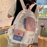 【CC】 Schoolbag Female School Student Korean Version Ulzzang College