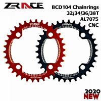 ดิสก์กรรไกร Zrace 32 T / 34 T / 36 T / 38 T Bcd104ฟันแคบ Cnc Al7075 Mtb