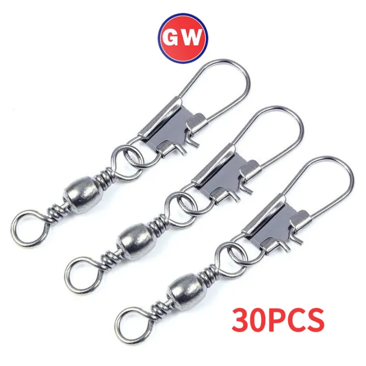 Fishing Line Connector Solid Fishing Bucket Rotating Ring Interlocking