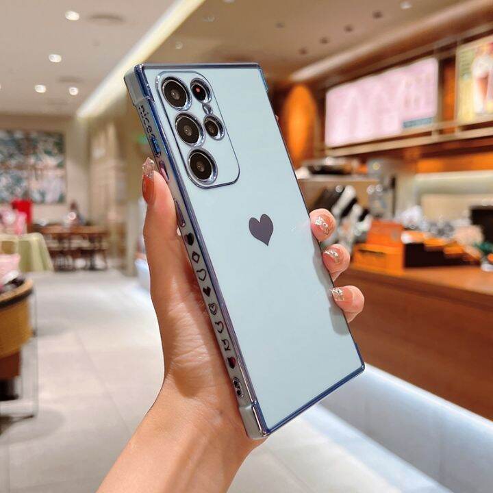 shine-electron-เคสลายหัวใจสำหรับ-samsung-galaxy-a13-a12-a52-a52s-4g-5g-s20-fe-s23-s22-s22มากบวก-a52s-a33-a53ฝาครอบแบบนิ่ม