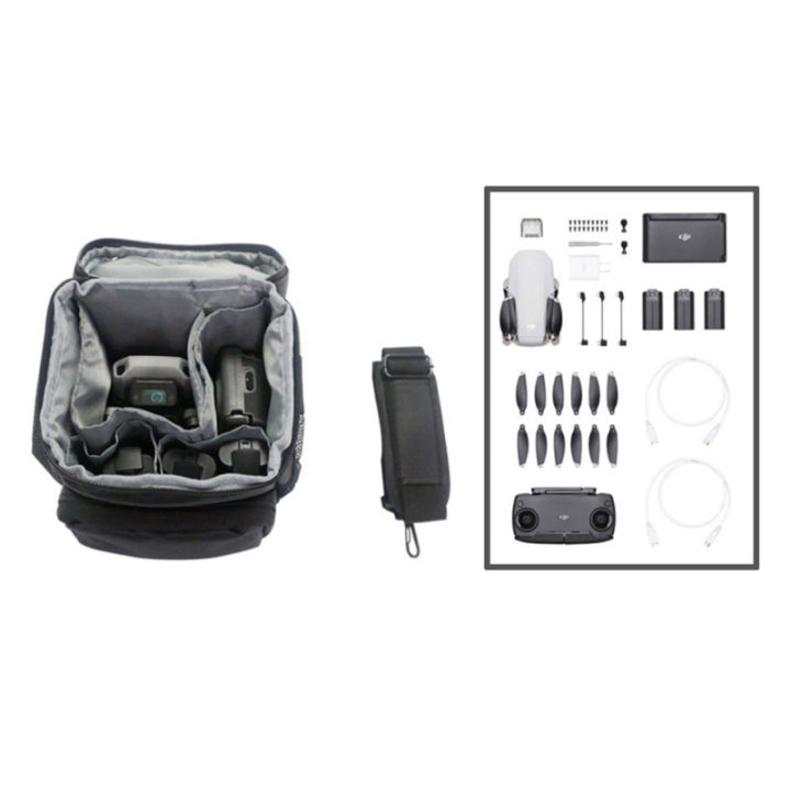 กระเป๋าเก็บของโดรนอาร์ซีใช้ได้กับ-dji-mavic-mini-3-pro-air2s-กระเป๋าสะพายไหล่เก็บของอเนกประสงค์แบบพกพา