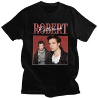 Vintage Classic Robert Pattinson T Shirt Men Short Sleeve Vintage Rob Edward Cullen T-Shirt Summer Tee Tops Cotton Tshirt