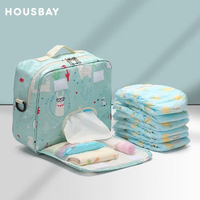 hot！【DT】✌۞✤  Baby Diaper Handbag Reusable Wet/Dry Shoulder Bottles Nappy Storage Carrying