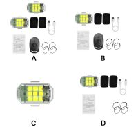 【LZ】☇✲◄  Luz estroboscópica LED sem fio para motocicleta luzes de flash de explosão lâmpada de advertência anticolisão impermeável scooter tipo 1