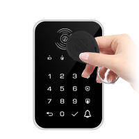 Wireless Keyboard Password Lock 433MHz Frequency EV1527 Encoding Method RFID Card Unlock Doorbell Function Easy Installation