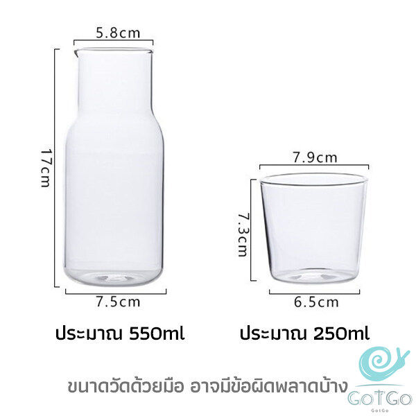 gotgo-ชุดถ้วยแก้วใส่เครื่องดื่ม-สไตล์ญี่ปุ่น-ถ้วยนม-drink-cup-combination