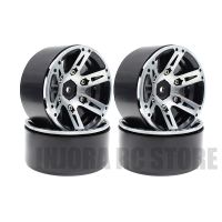 4PCS Metal Wheel Rim 1.9 Inch BEADLOCK for 110 RC Rock Crawler Axial SCX10 90046 AXI03007 TAMIYA CC01 D90 TF2 Traxxas TRX-4