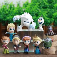 จัดส่งที่รวดเร็ว4-7เซนติเมตร9ชิ้น/ล็อต Disneys Frozen2ราชินีหิมะเอลซาแอนนาพีวีซีรูปการกระทำโอลาฟ Kristoff Sven อะนิเมะตุ๊กตา Figurines เด็กของเล่นเด็ก