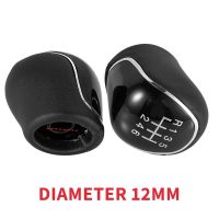 ‘；。【’； 5/6 Speed Car Leather Gear Shift Knob For Ford S-Max C-Max Kuga Galaxy Mondeo 4 Mk4 Transit Tourneo Connect Focus