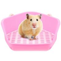 Chinchilla Toilet Rabbit Litter Box Potty Trainer Tray Corner Pet Litter Box