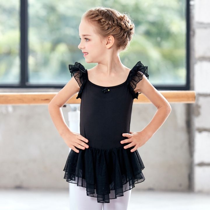 cod-cross-border-specially-for-childrens-dance-clothes-girls-summer-flying-sleeves-closed-crotch-exercise-foreign-trade-wholesale
