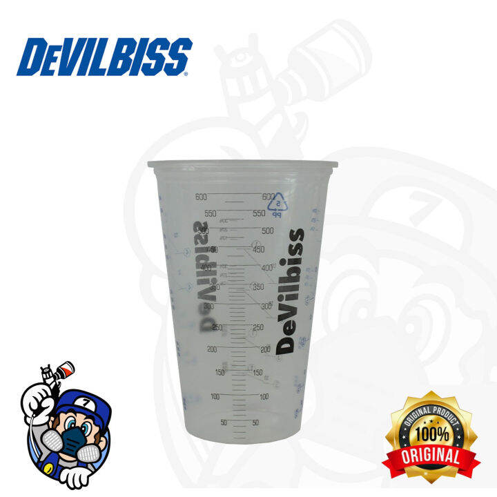 DEVILBISS Paint Mixing Cup (600ml) Lazada