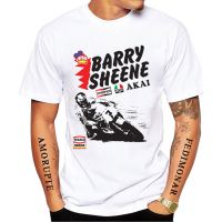 รถมอเตอร์ไซด์ Barry Sheene 7เสื้อยืดรถแข่งสั้นสำหรับผู้ชาย