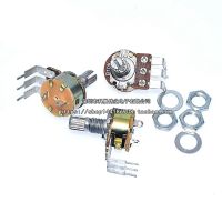 WH148 bent foot single-link with switch B5K B10K B50K B100K B500K 15MM adjustable potentiometer