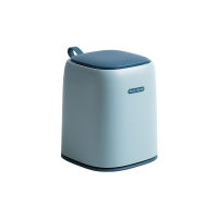 Desktop Trash Can Home Table Sundries Waste Bin with Lid Living Room Office Desk Dustbin Garbage Bin Rubbish Storage Bucket