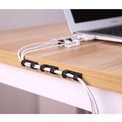 20PC Clasp Desk Cable Winder Earphone Organizer Wire Storage Silicon Adhesive Charger Cable Holder for MP3 Mouse Earphone Clips