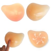 【CW】 False Boobs Enhancer Crossdresser Smooth Silicone Breast Forms Bra Pads Inserts for Postop Mestectomy Cross Dresser Transvestite