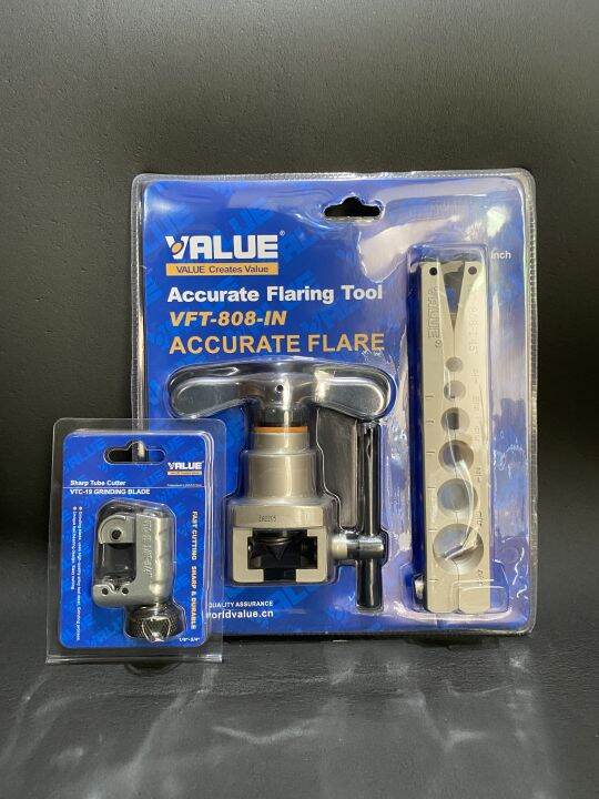 VALUE FLARING TOOL VFT-808-IN + SET CUTTER VTC-19 VALUE | Lazada Indonesia