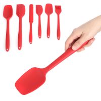 6PCS Set Silicone Spatula Cream Butter Scraper Brush Spoon Cake Kitchen Cooking Baking Tool Dropshipping