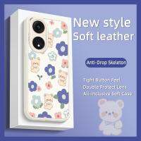 The New Raised camera protection Phone Case For OPPO A1 Pro 5G/Reno8T 5G leather luxurious personality protective youth