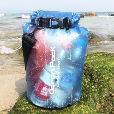 [พร้อมส่ง] ใหม่ กระเป๋า PVC แบบใส กันน้ํา พับได้ เหมาะกับการพกพาเดินทาง เล่นกีฬา ว่ายน้ํา ชายหาด เดินป่า ตั้งแคมป์ 2023