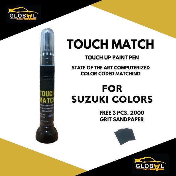 Suzuki ZQN Atlantis Turquoise Paint Touch Up Pen & Brush – 20ml Scratch Chip Repair