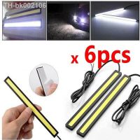 ✧☊ New 6X 17cm LED COB Daytime Running Light Waterproof DC12V Car Atmosphere Light Source Parking Fog Bar Lamp strip Lights