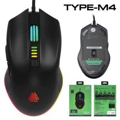 EGA Type M4 Gaming Mouse เมาส์เกมมิ่ง