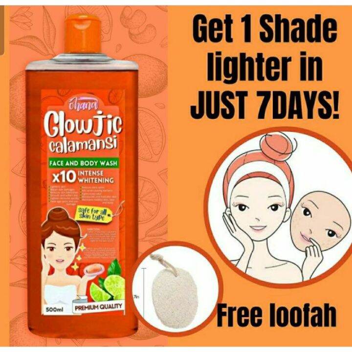 GLOWJIC Calamansi Facial and Body Wash (ONHAND!!!) Lazada PH
