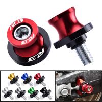 6MM R3 Logo Motorcycle Swingarm Spools Rear Stand Screws Sliders For Yamaha R3 YZF-R3 YZFR3 2017 2018 2019 2020 2021 Accessories