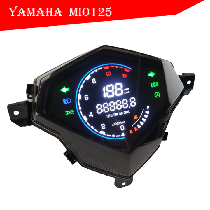 สำหรับ-yamaha-mio125-mio-i125-mio110-mio-m3เมตรประกอบอุปกรณ์ไฟ-led-เครื่องวัดระยะทางดิจิทัล